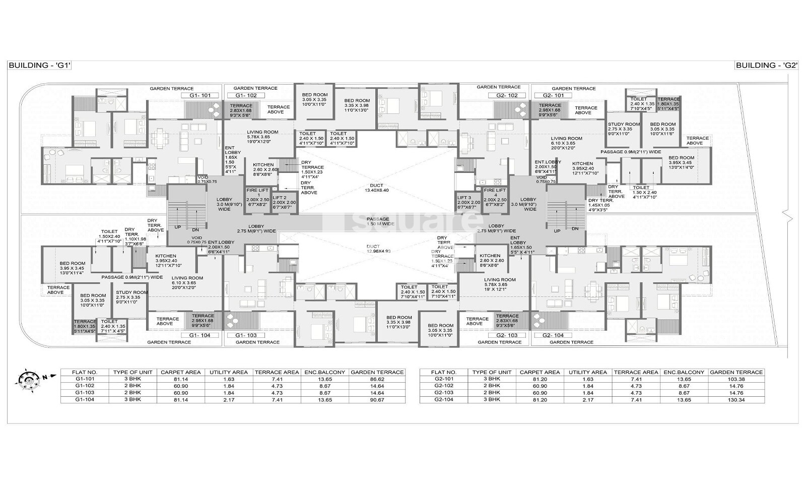 Goel Ganga Serio Floor Plans