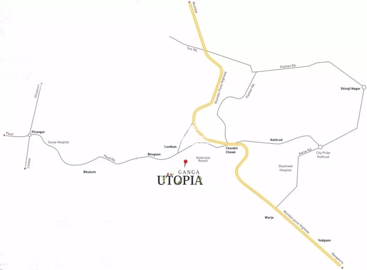 Goel Ganga Utopia Location Image