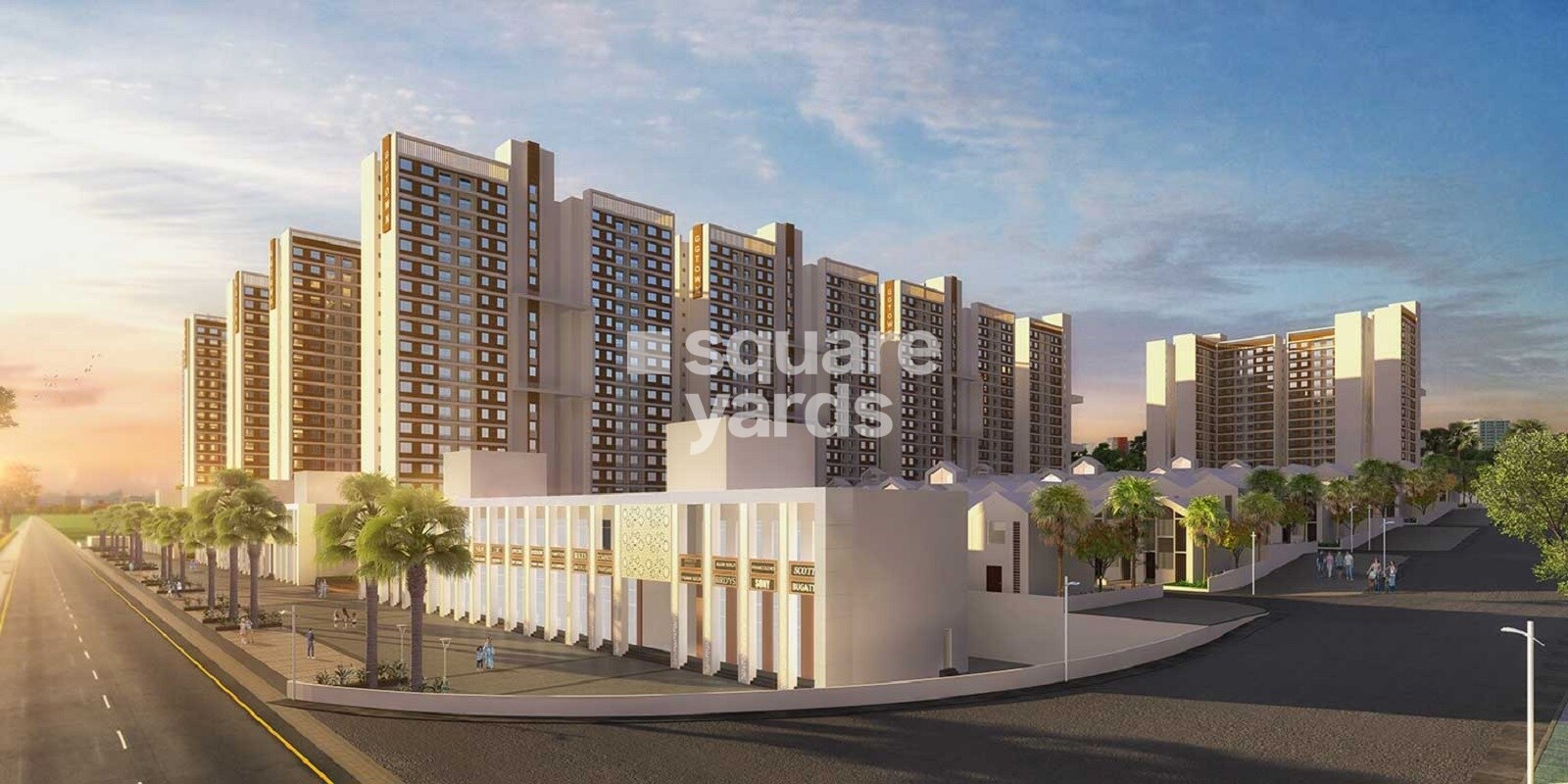 Goel Ganga Wagholi Township Tower View 1