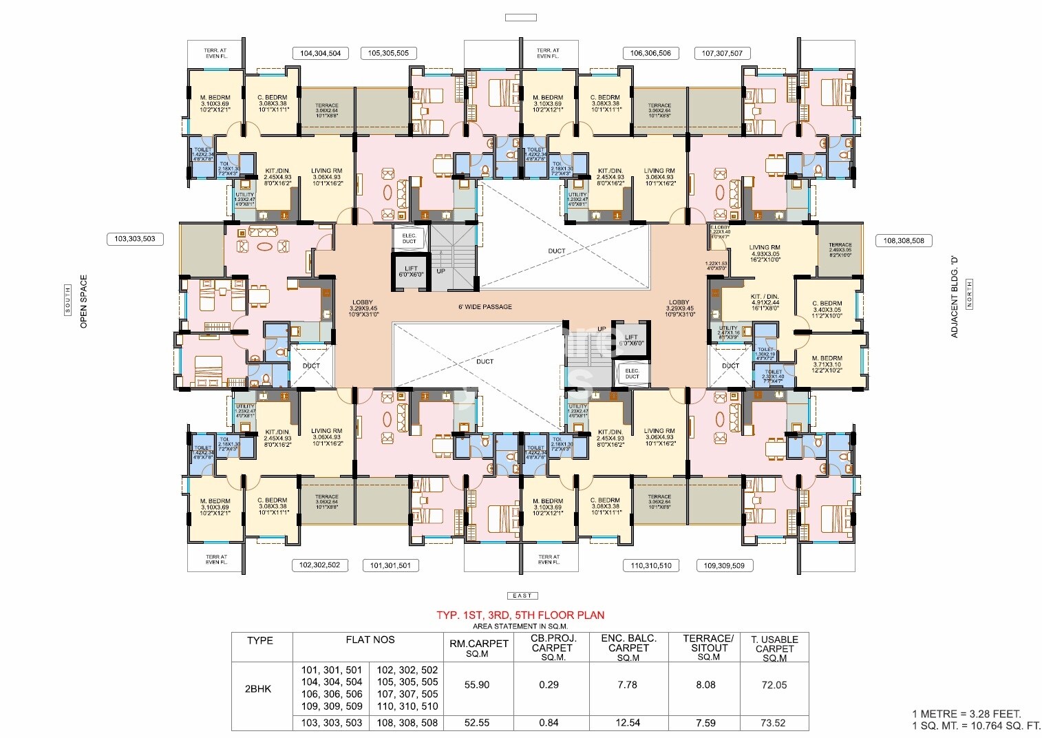 Golden Winds Floor Plans 1