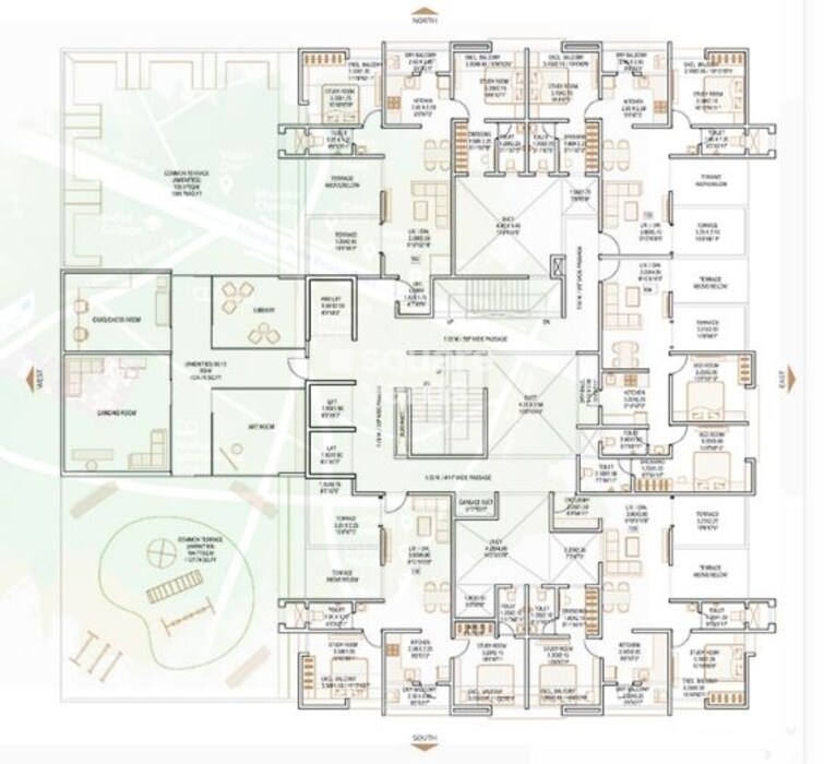 Golecha Ethos C Wing Floor Plans