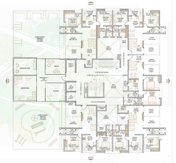 Golecha Ethos C Wing Floor Plans