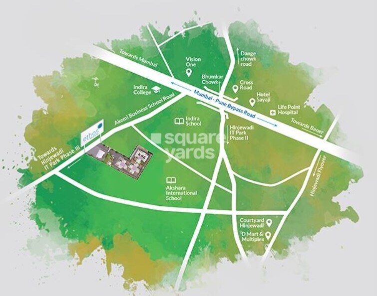 Golecha Ethos C Wing Location Image