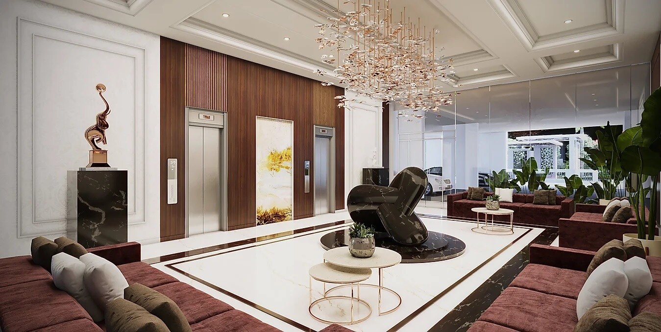 Govind Raviraj Presidential Tower Lift Lobby Image