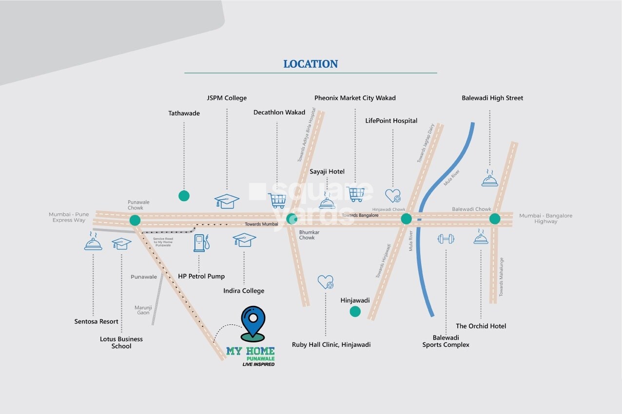 Goyal My Home MH 14 Location Image
