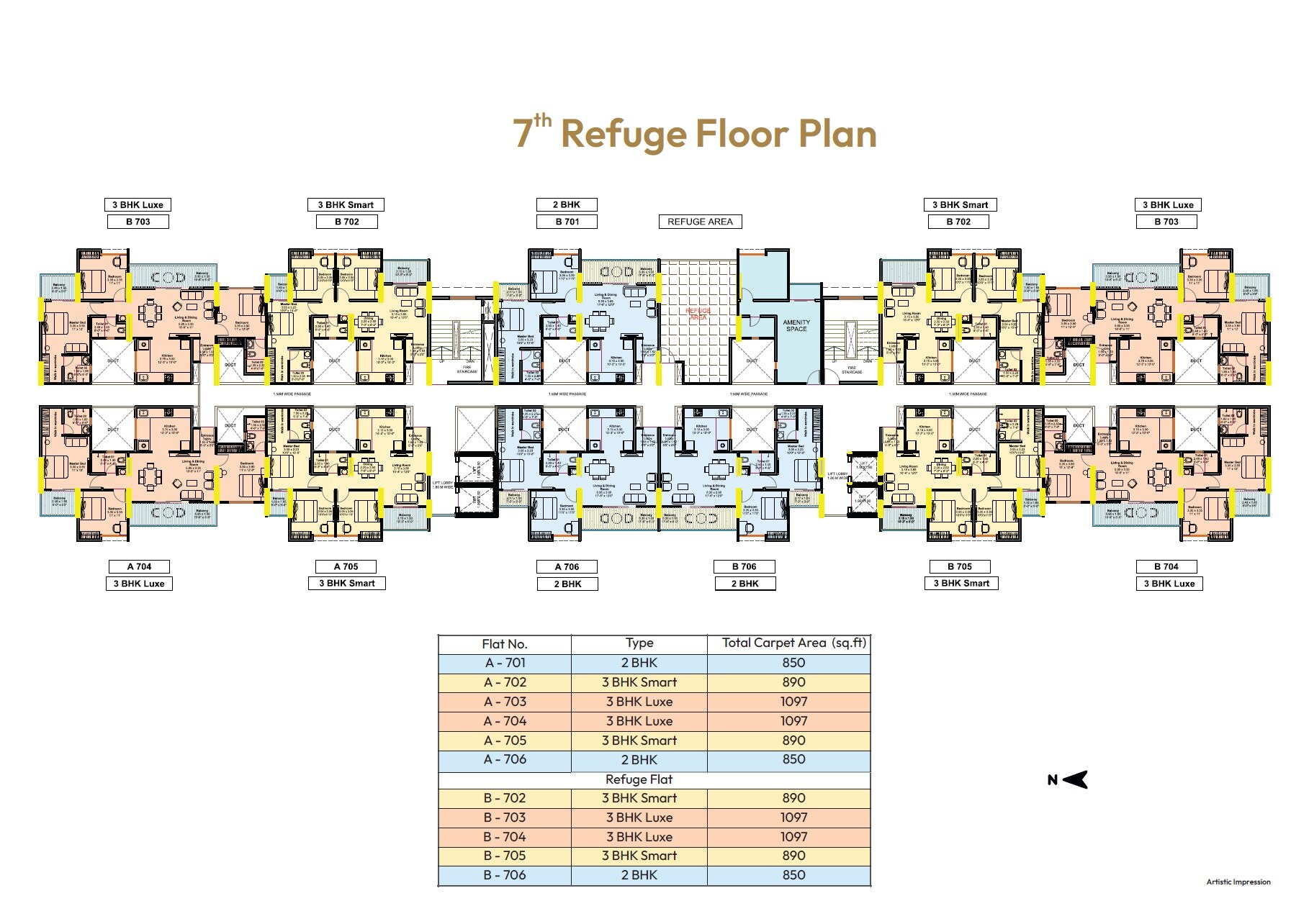 Goyal My Home Upper Kharadi Floor Plans 1