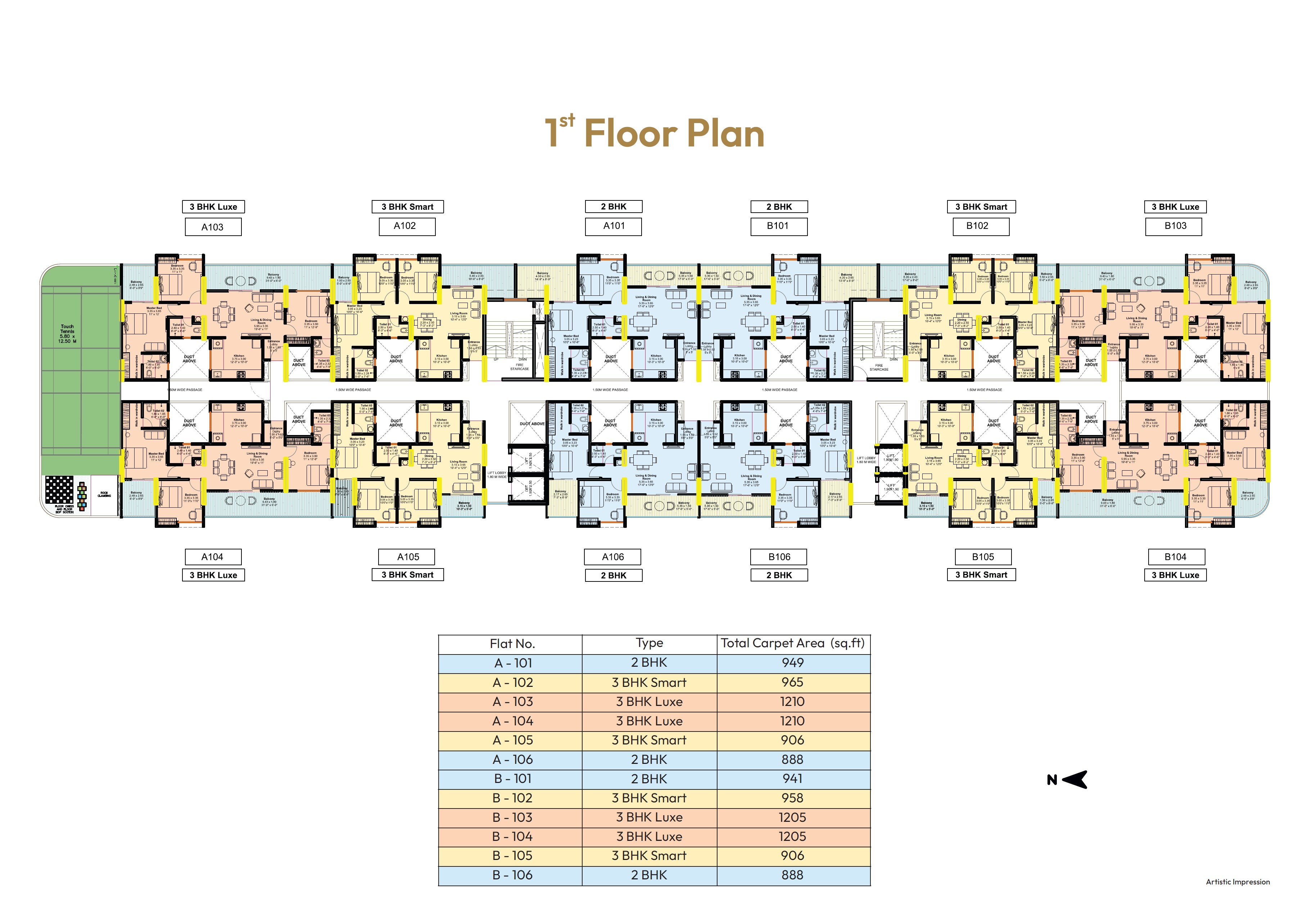 Goyal My Home Upper Kharadi Floor Plans 3