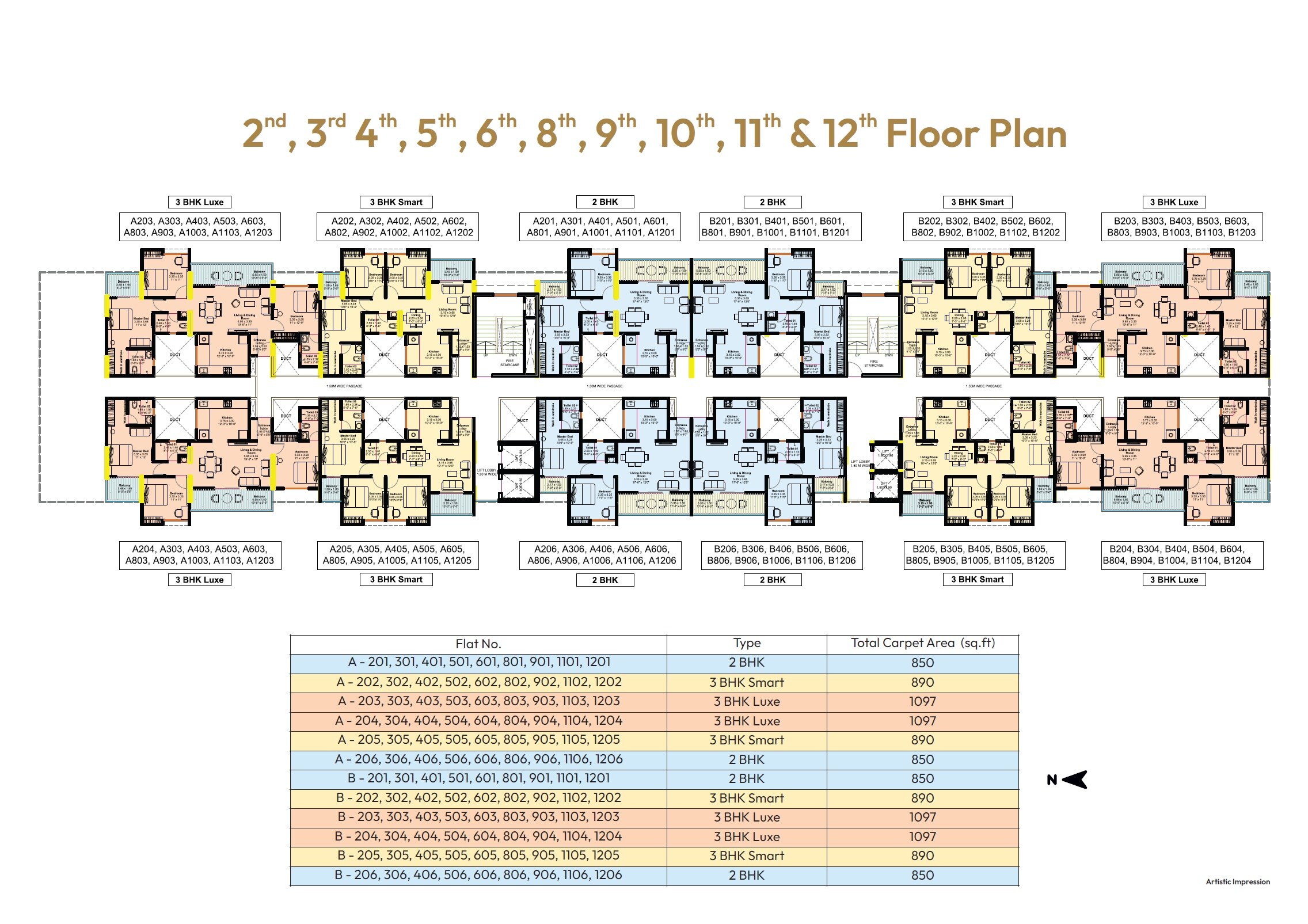 Goyal My Home Upper Kharadi Floor Plans 2