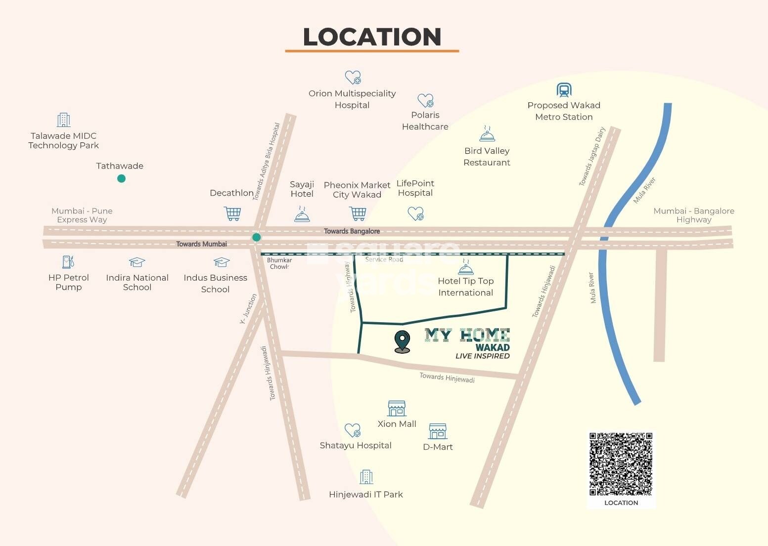 Goyal My Homes Wakad Location Image