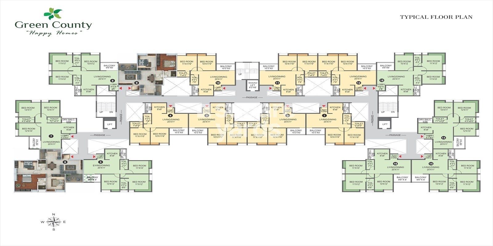 Green County Phase II Floor Plans