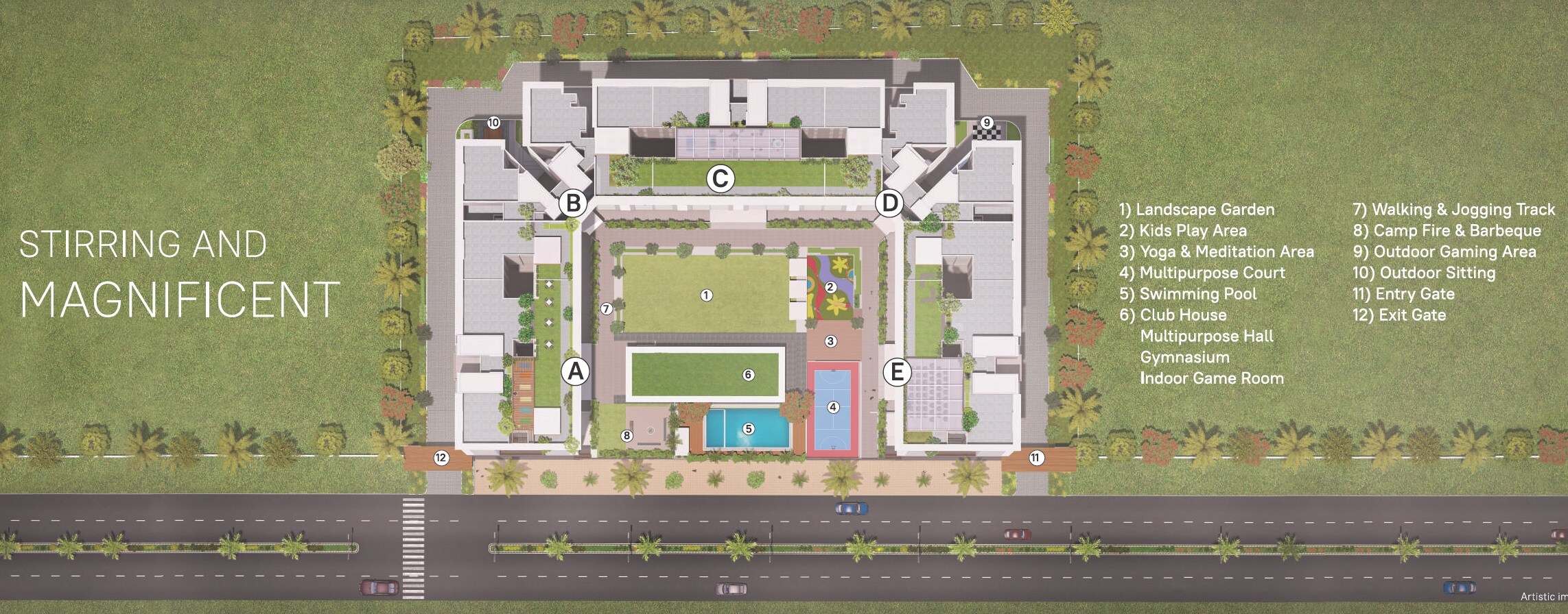 Gulmohar Esteban Master Plan Image
