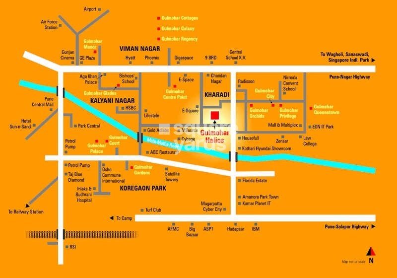 Gulmohar Helios Location Image