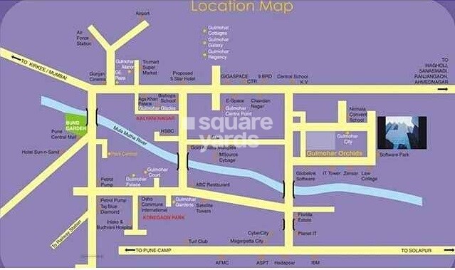 Gulmohar Orchids Location Image