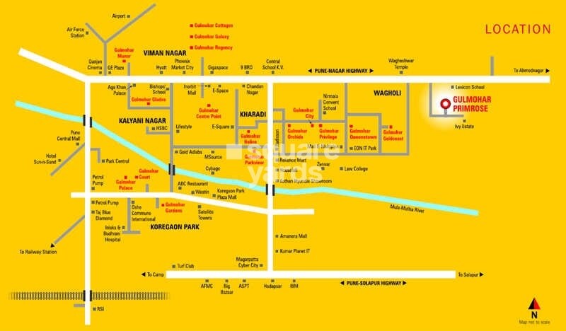 Gulmohar Primrose Location Image