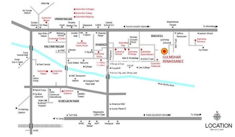 Gulmohar Renaissance Location Image