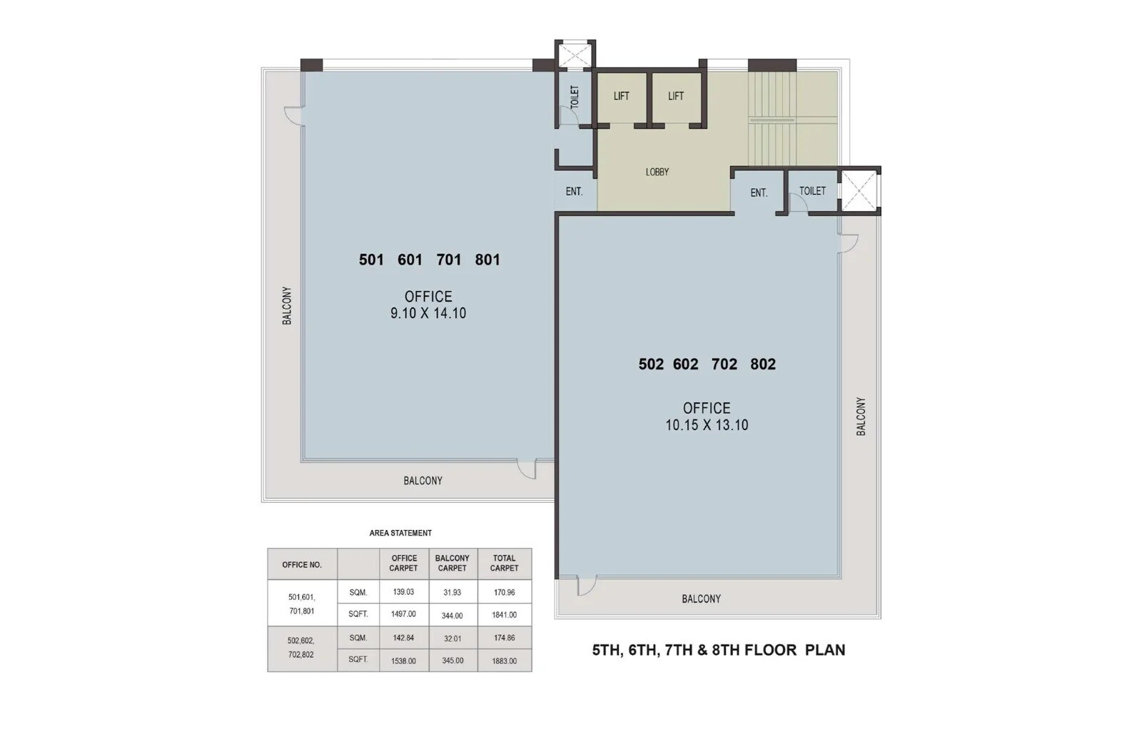 Gulmohar Square Floor Plans