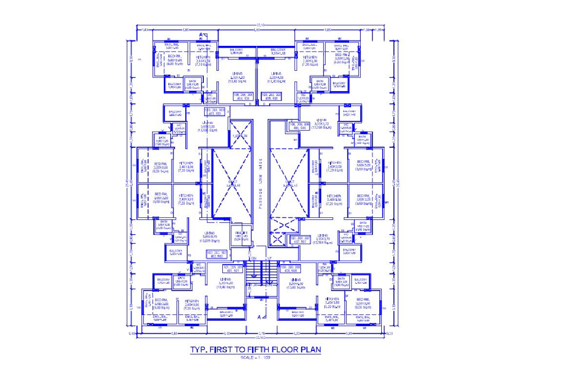Guru Moraya Residency Floor Plans