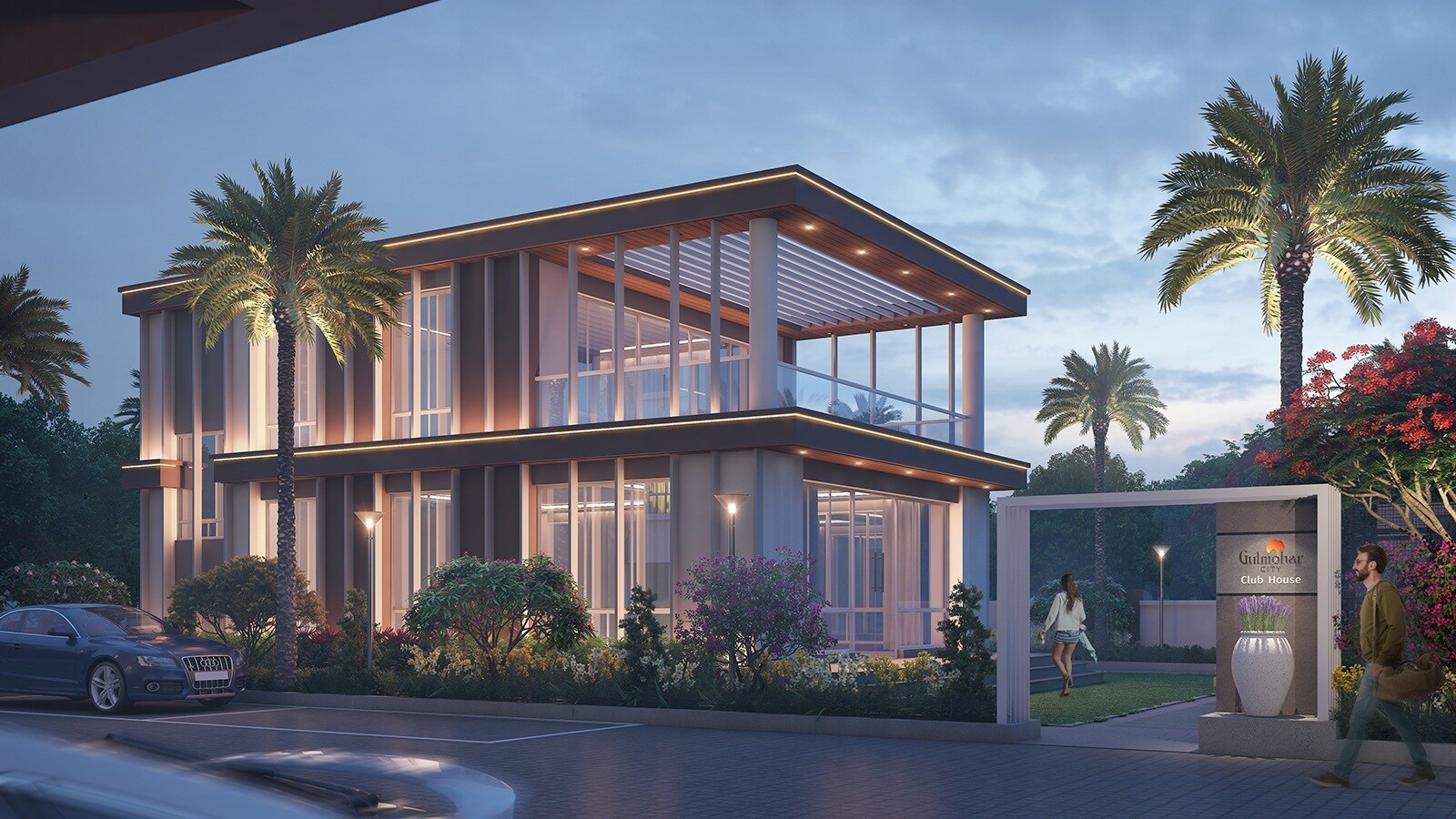 Gurudatta Gulmohar City Clubhouse External Image