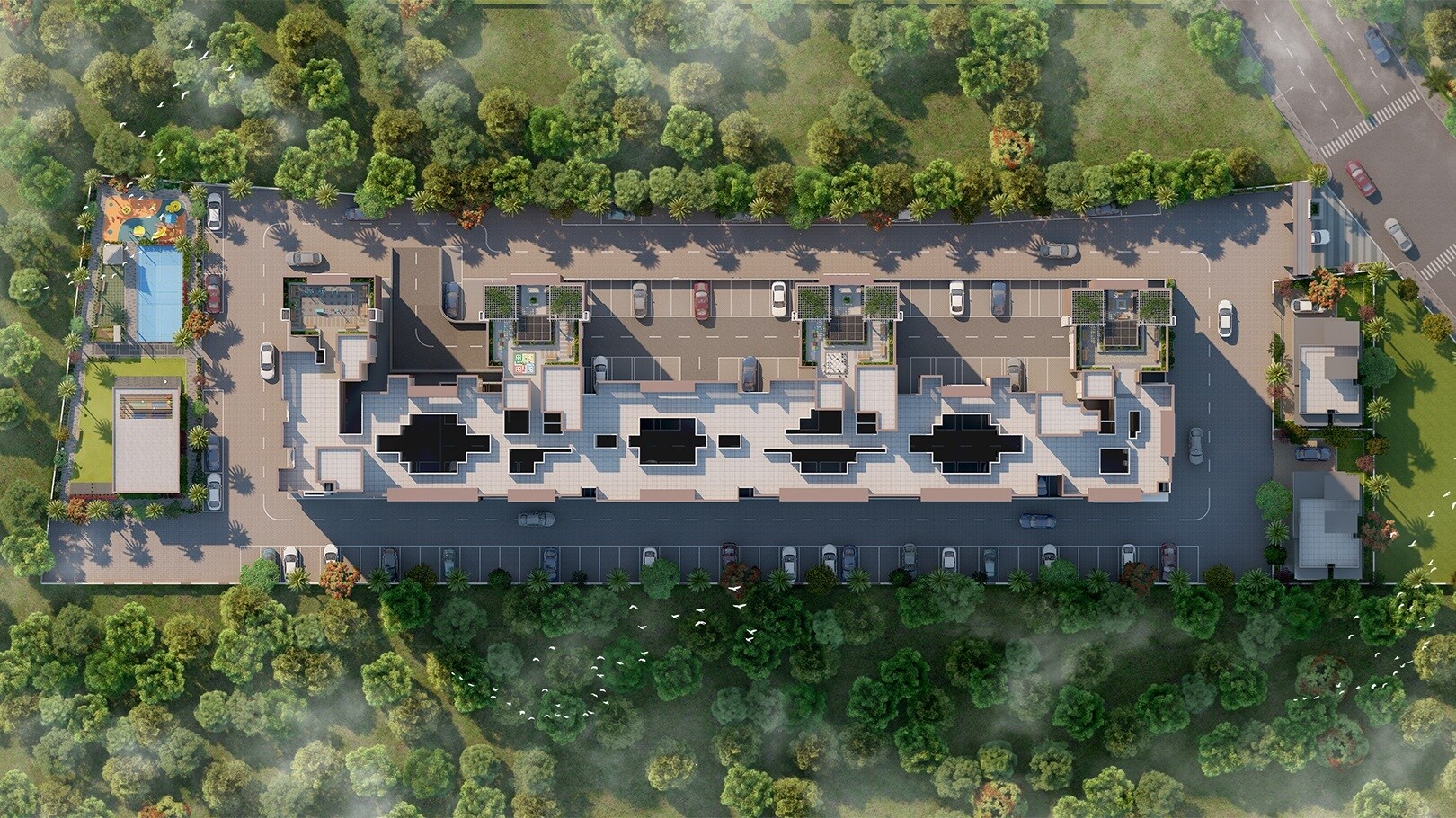 Gurudatta Gulmohar City Master Plan Image