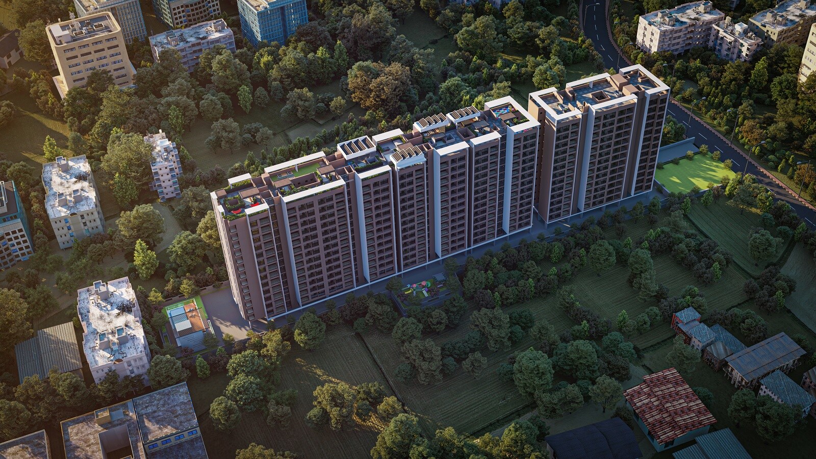 Gurudatta Rudraksh Vantage Tower View 2