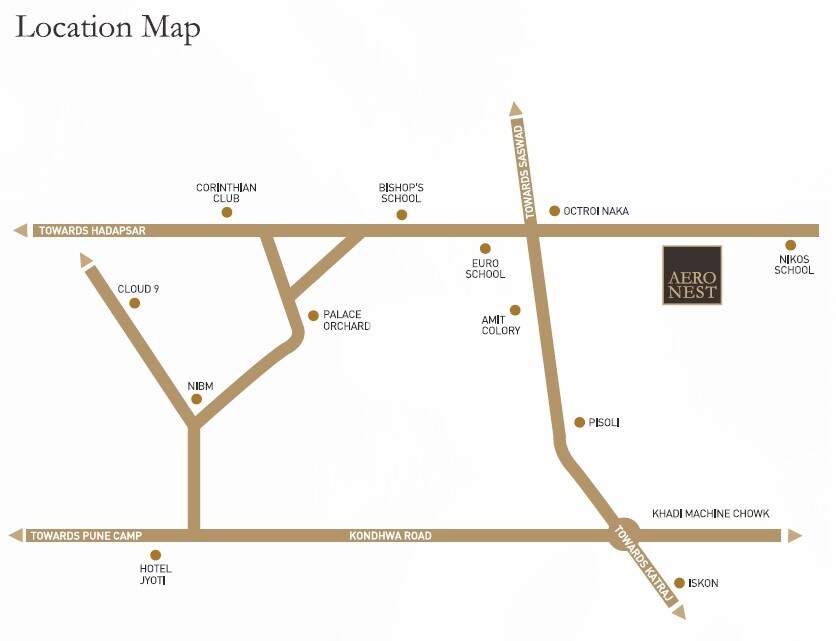 Gurukrupa Aero Nest Location Image