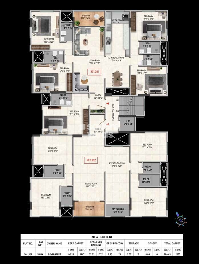Guruprasad Kunj Apartment Floor Plans