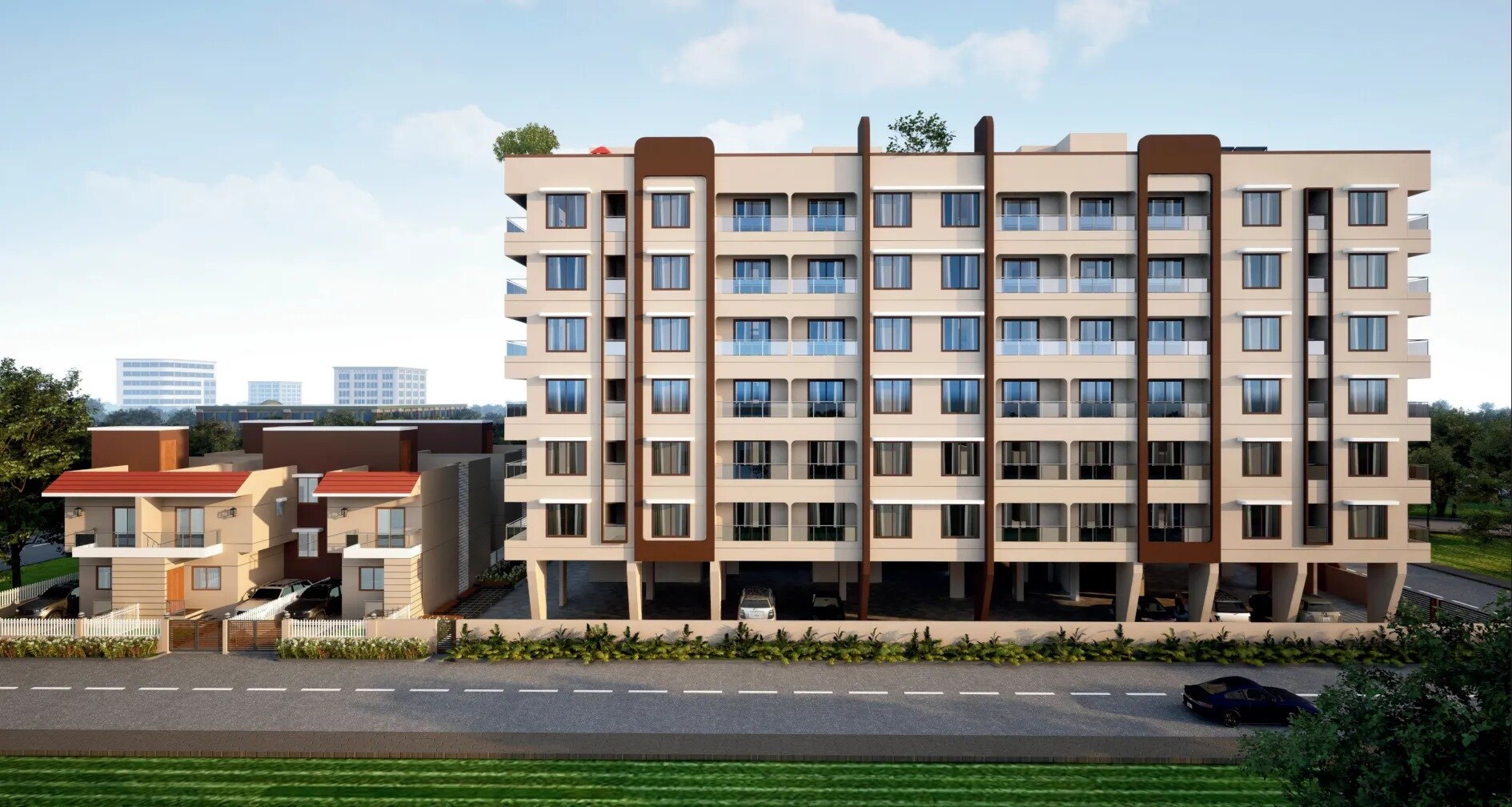 Hakke Ekaant Apartment Exteriors 3