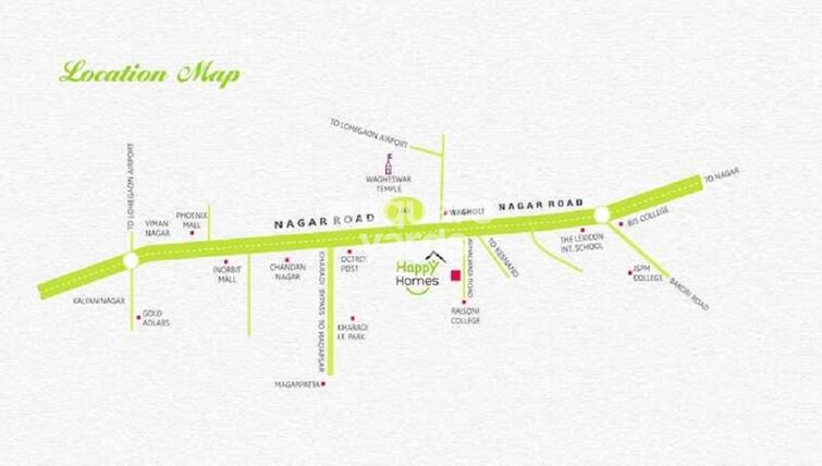 Happy Homes Wagholi Location Image