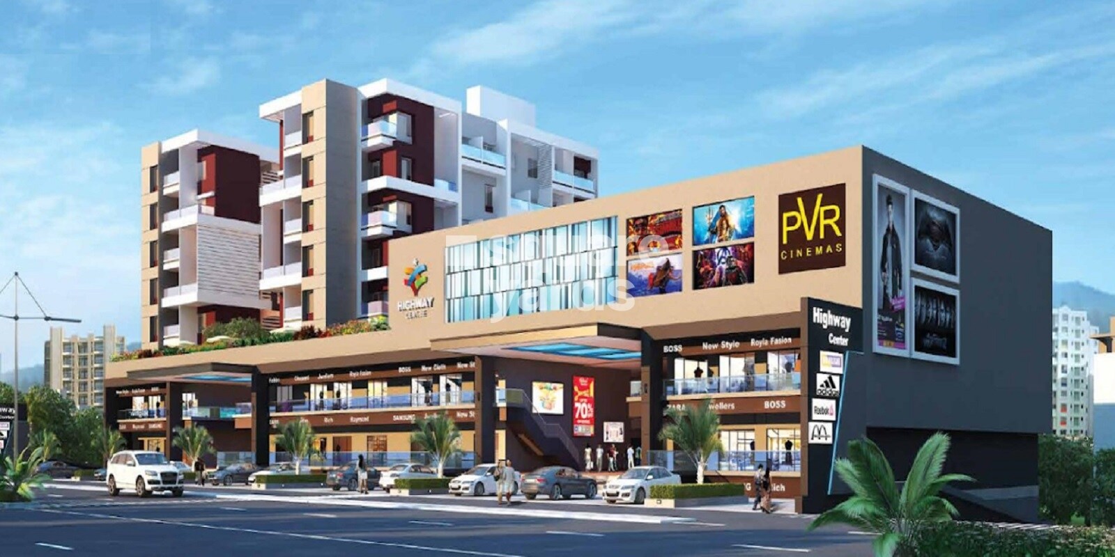Highway Center residential project in Shirur