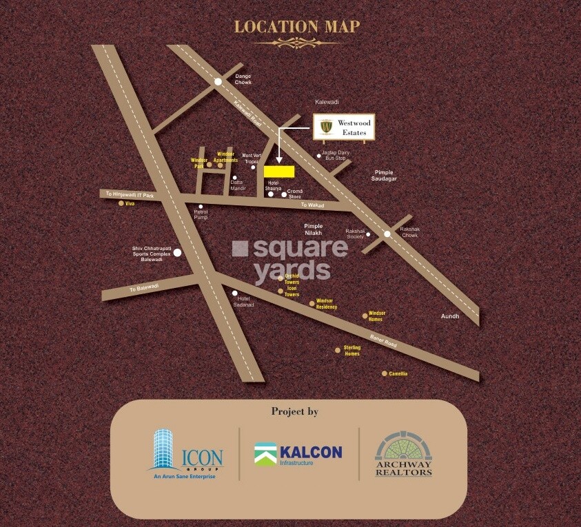 Icon Westwood Estates Location Image