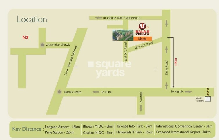 Ideal Balaji Vishwa Location Image