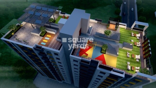 Indraprastha-Utsav_an aerial view of a building with a lot of windows