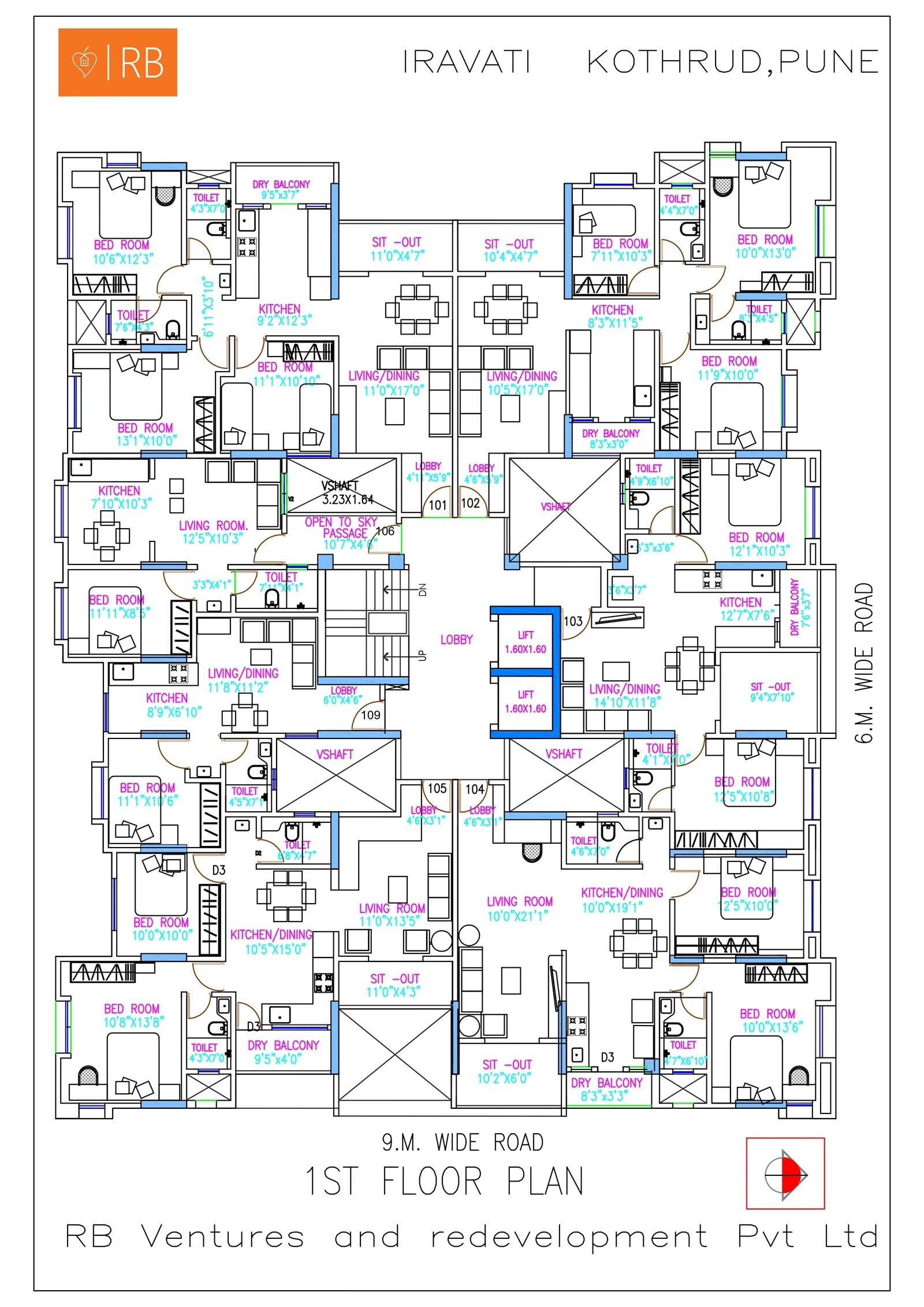 Iravati Apartment Floor Plans 2