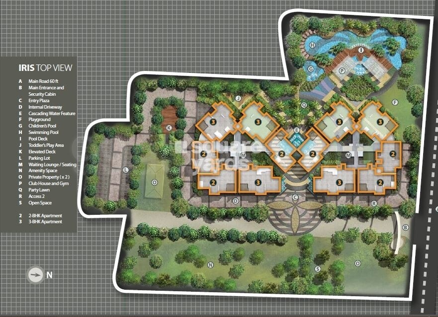 Iris Apartment Baner Master Plan Image