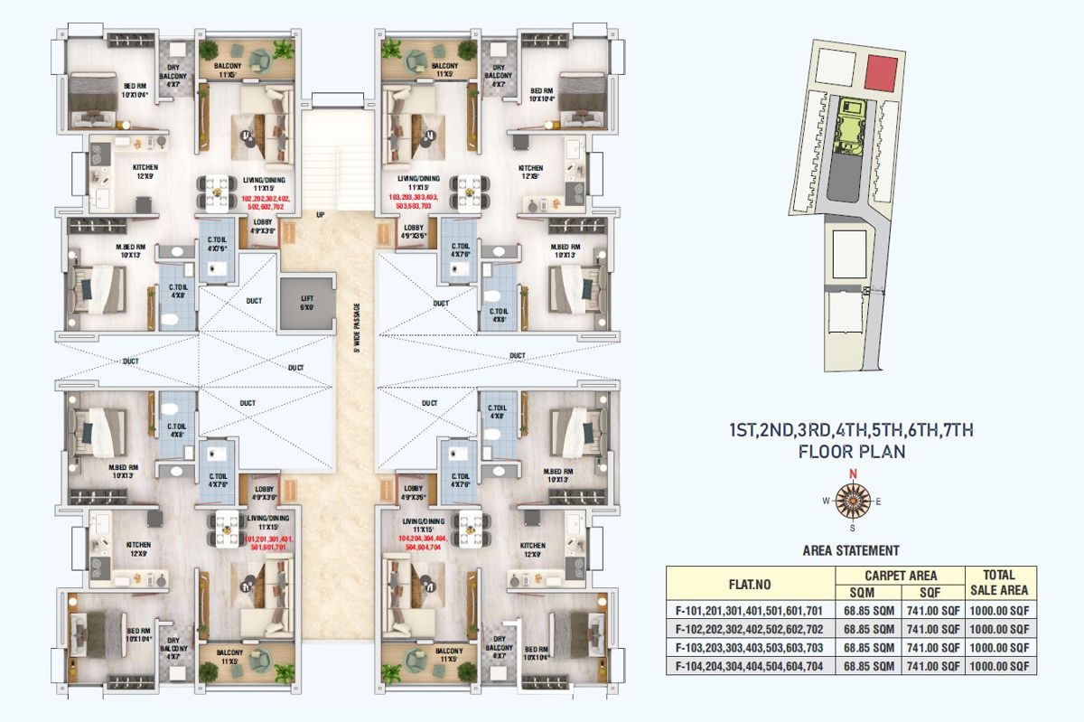 Jadhav Crystal Tower Floor Plans