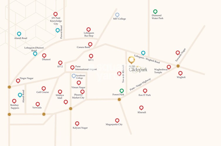 Jagadguru Prima Glide Park Location Image