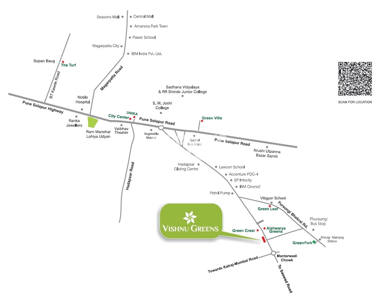 Jai Vishnu Greens Location Image