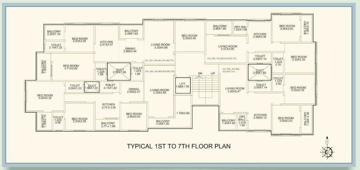 Jain Devaki Nandan Floor Plans