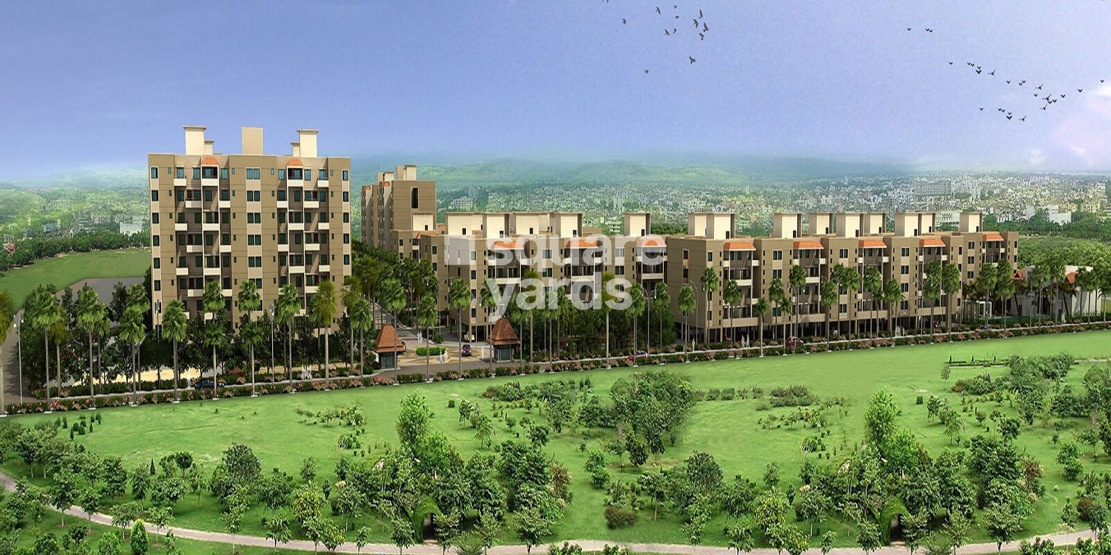 Jalan Aura City residential project in Shikrapur