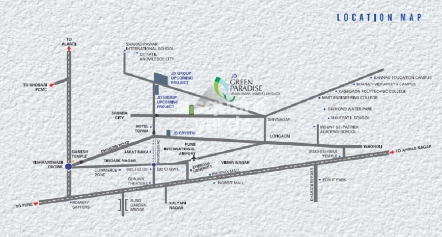 JD Green Paradise Location Image