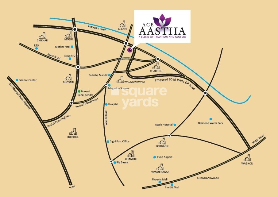 Jhamtani Ace Aastha Location Image