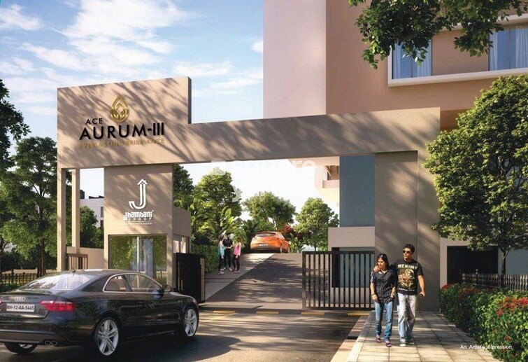 Jhamtani Ace Aurum Phase III Entrance View