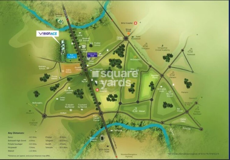 Jhamtani Vision Ace Phase 1 Location Image