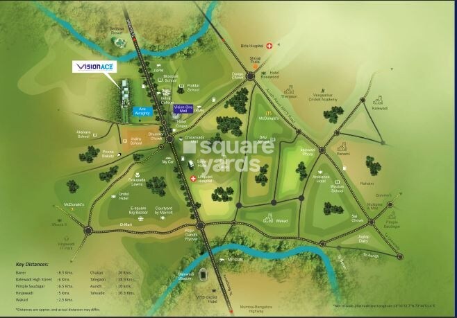 Jhamtani Vision Ace Phase 1 Location Image