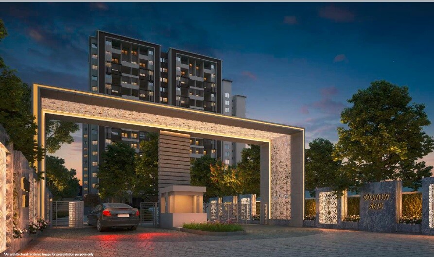 Jhamtani Vision Ace Phase 1 Entrance View