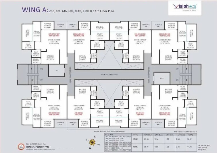 Jhamtani Vision Ace Phase 1 Floor Plans