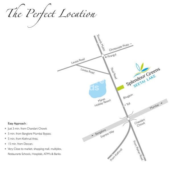 Jori Dagade Splendour Greens Seetai Lake Location Image