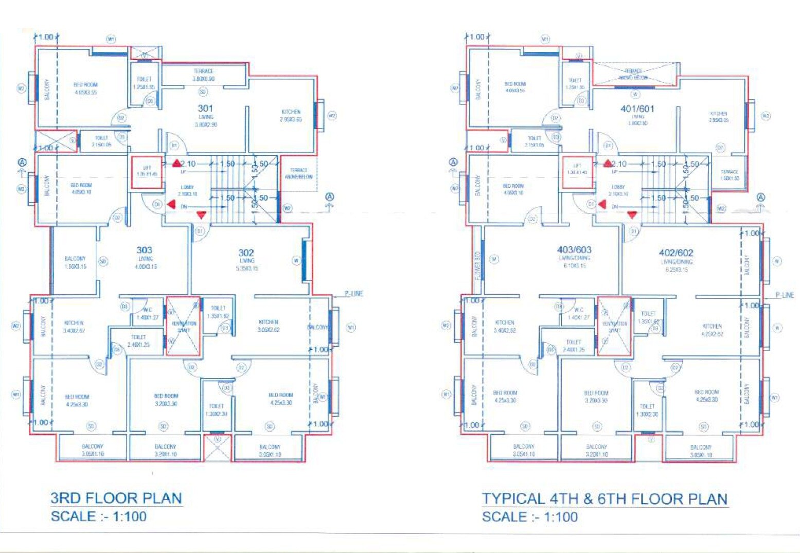 Joshi Ambar Vihar Floor Plans
