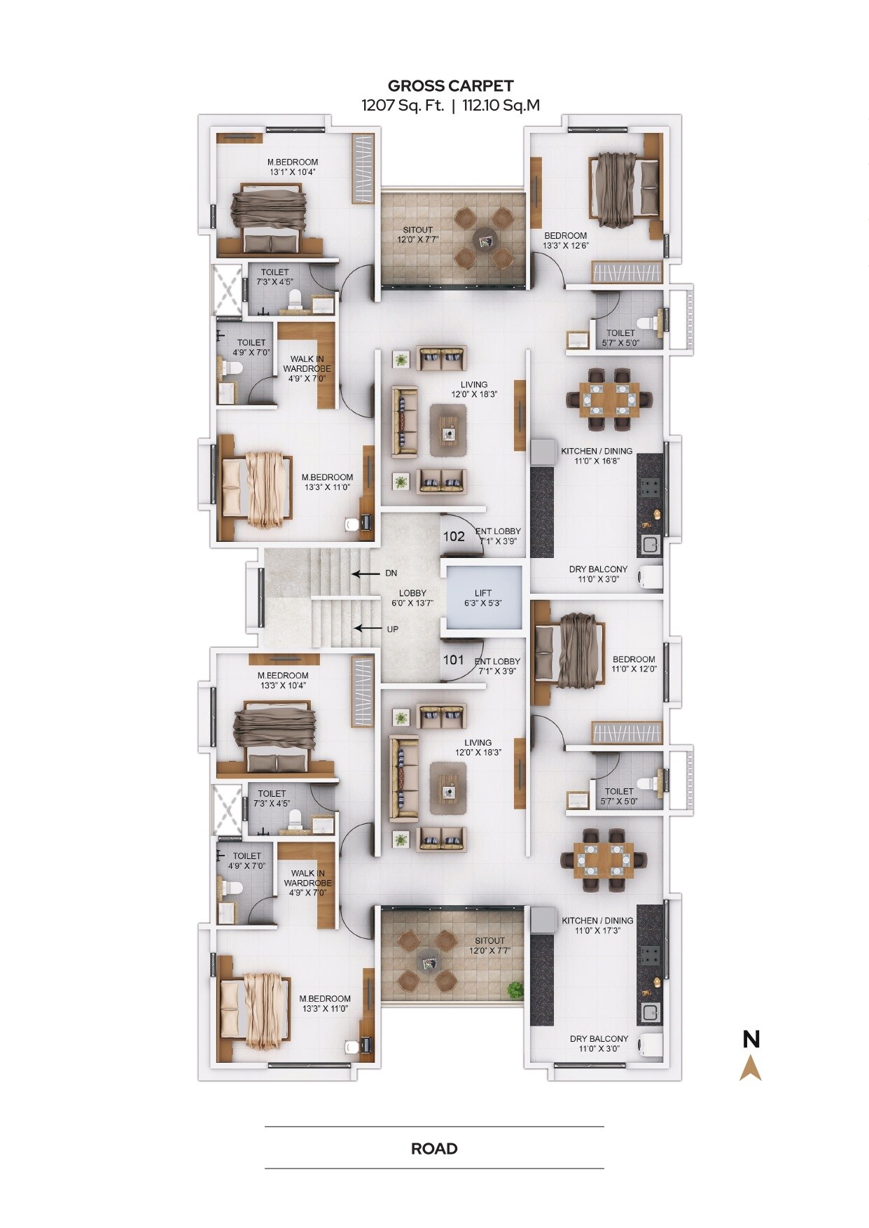 Joshi Kalpana Floor Plans
