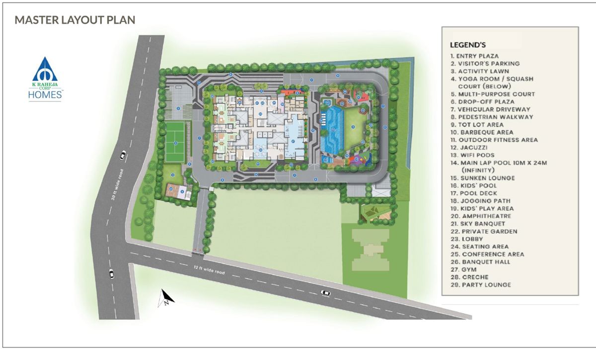 K Raheja Aurum Master Plan Image